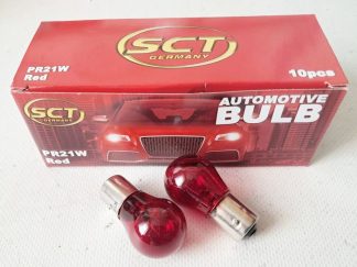 Лампа PR21W 12V BAW15s red (SCT) 202081